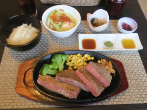 高千穂牛 サーロインステーキ 200g がまだせ市場 レストラン 高千穂にて