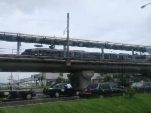 JR宮崎空港線 宮崎空港駅 地上から見たホーム