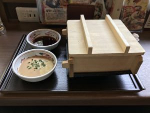 美明豚とたっぷり野菜のせいろ蒸し つくば温泉 喜楽里別邸にて