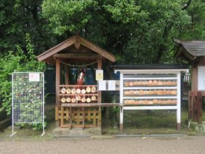 宮崎県護国神社 馬顔絵馬