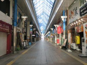 宮崎市 一番街 アーケード街 アーケード街の中