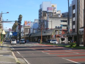 宮崎市 橘通り 橘通り2丁目付近