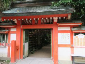 宮崎市 青島神社 御成道 入り口の門