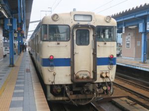 JR九州 キハ40系 前面 宮崎駅で撮影
