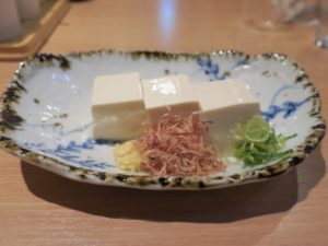 冷や奴 新宿天然温泉 テルマー湯にて