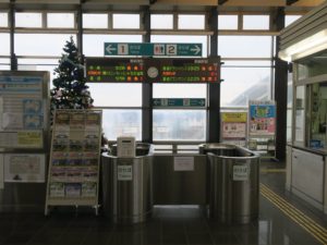JR牟岐線 阿南駅 改札口