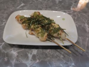 焼き鳥 ささ身わさび 阿波居酒屋 頂にて