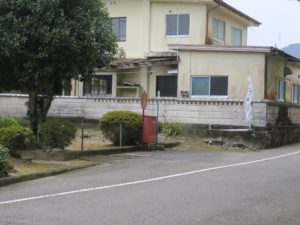 南部バス 蛭子神社前バス停 バス停付近