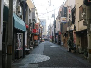 徳島市 新町商店街周辺の歓楽街 朝に撮影