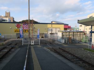 JR鳴門線 鳴門駅 構内踏切・・・と言っても終点なのでここを通過する列車はありません