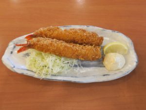 大エビフライ 浅草ROX まつり湯にて
