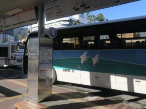 JR鳴門線 徳島駅 徳島バス 15番乗り場 徳島空港行きはここから発車します