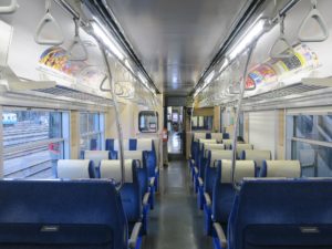 JR四国 1500型 車内 徳島駅にて