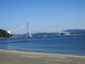 大鳴門橋 徳島バスの車窓から撮影