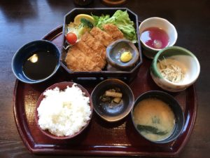 ロースかつ御膳 熊谷天然温泉 花湯スパリゾートにて