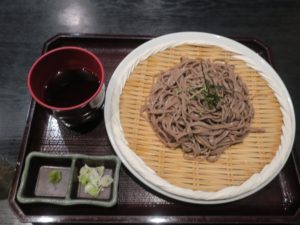 ざるそば 高崎 京ヶ島温泉 湯都里にて