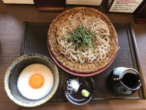 とろろ蕎麦 つくば温泉 喜楽里別邸にて
