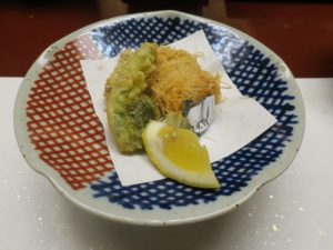 宇奈月温泉 延対寺荘 夕食 揚げ物