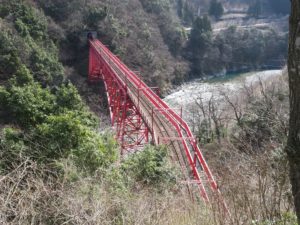 宇奈月温泉 新山彦橋 やまびこ展望台から撮影