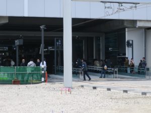 富山地方鉄道市内電車 富山駅 5番線~8番線 北側から撮影