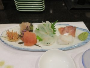 お刺身五種盛り 飲み処食べ処 仄香にて