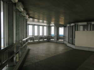 新湊大橋歩道 あいの風プロムナード 堀岡側エレベーターホール