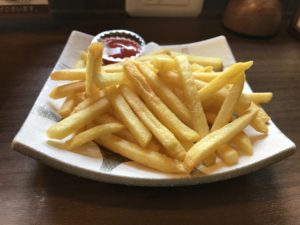 ポテトフライ つくば温泉 喜楽里別邸にて