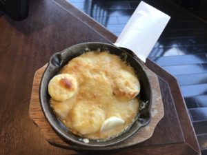 長芋のチーズ焼き 横浜みなとみらい 万葉倶楽部にて