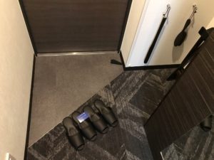 ホテルマイステイズ浜松町 スタンダードダブルルーム 玄関足元