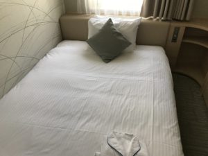 名鉄イン浜松町 シングルルーム ベッド