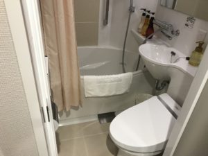 京王プレッソイン浜松町 シングルルーム バスルーム