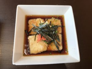 揚げ出し豆腐 横浜天然温泉 SPA EASにて