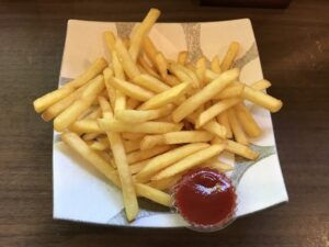 ポテトフライ つくば温泉 喜楽里別邸にて