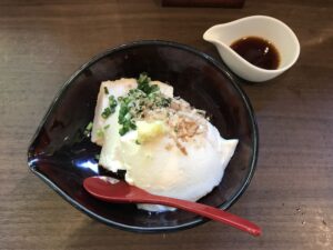 おぼろ豆腐 つくば温泉 喜楽里別邸にて