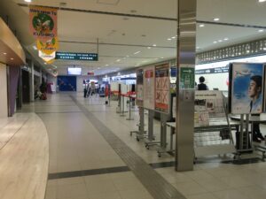 たんちょう釧路空港 チェックインカウンター