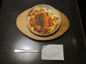 ホクホクポテトの明太チーズ焼き いろはにほへと 幣舞橋店にて