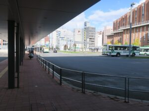 JR富良野線 旭川駅 北口 バス乗り場