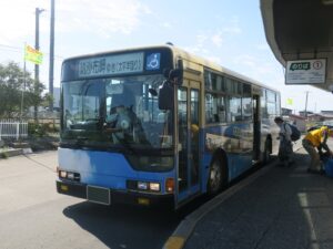 根室交通 根室駅前ターミナル-納沙布岬行きバス 根室駅前ターミナルにて撮影