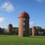 根室 明治公園 サイロがある広場
