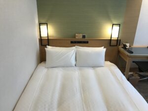 カンデオホテルズ東京新橋 ダブルルーム ベッド