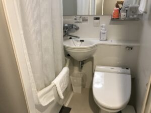 アパホテル 品川 泉岳寺駅前 シングルルーム バスルーム