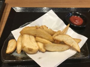 ポテトフライ 新習志野駅前 天然温泉 湯~ねるにて