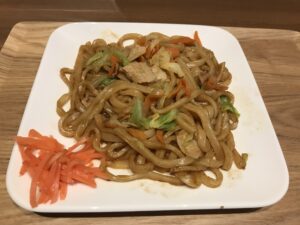 焼うどん 新習志野駅前 天然温泉 湯~ねるにて
