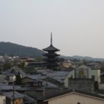 TSUKIMI HOTEL 屋上 清水寺や京都タワーが見えます