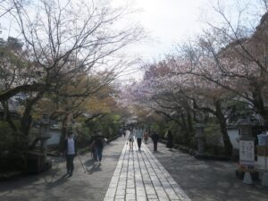 石山寺 東大門をくぐったところ