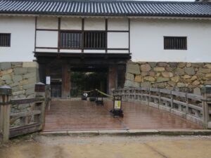 彦根城 天秤櫓付近に架かる橋