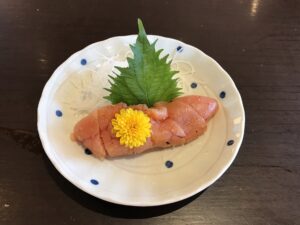 辛子明太子 SPA EASにて
