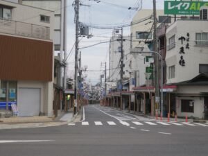 大津市 JR大津駅前 商店街入り口