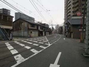 京阪電気鉄道 石山坂本線 路面区間 三井寺駅付近