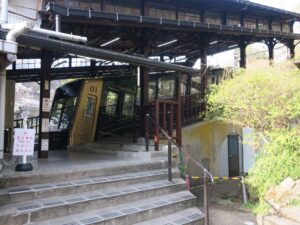 叡山ケーブル 八瀬駅 出口